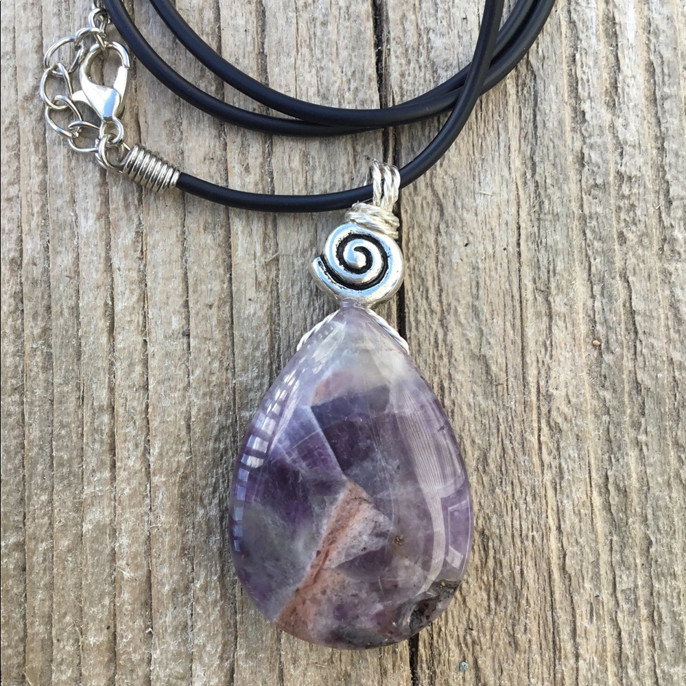 Chevron amethyst Intuition & Growth - Picture 3 of 9